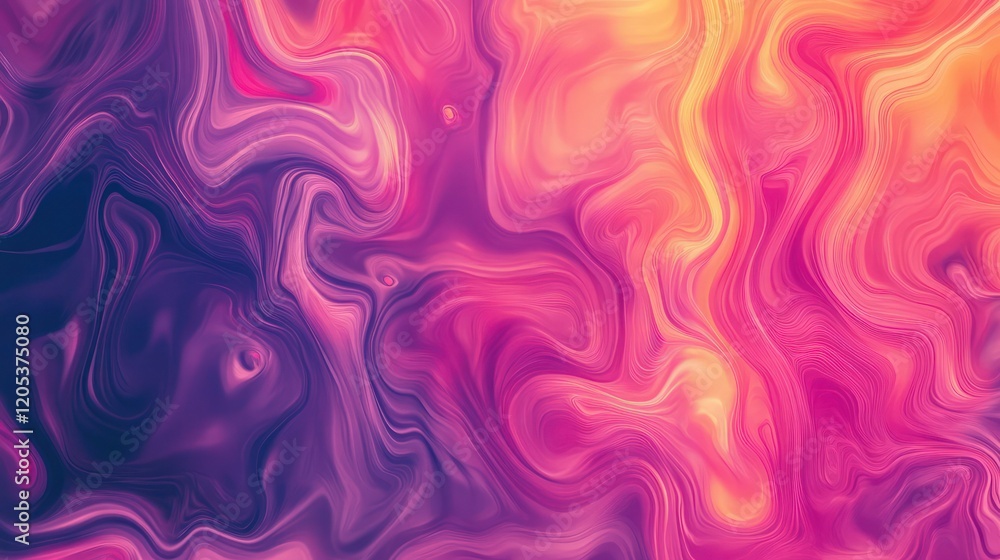 Wall mural abstract colorful animation. multicolor liquid background. beautiful gradient texture, moving abstra