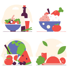 Fototapeta premium Elegant Black & White Culinary Food Icons: Perfect for Menus & Branding eat cafe sign meal drink 