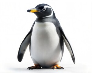 Fototapeta premium Penguin on white.