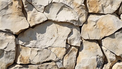Fototapeta premium Rough-hewn stone surface showcasing natural breaks and texture, embodying the beauty of stone texture in its raw form.