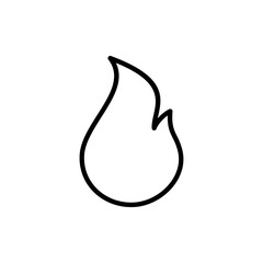 Fire icon vector. fire sign and symbol