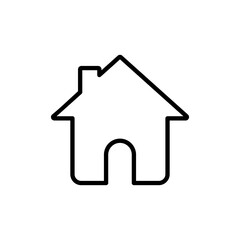 House icon vector. Home sign and symbol