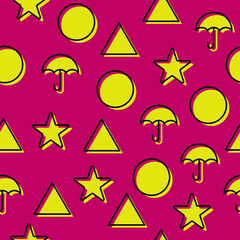 squid game shape seamless pattern perfect for background or wallpaper