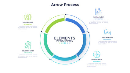 Modern Infographic Vector Template