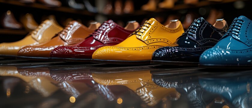 A Colorful Collection of Polished Leather Brogue Oxfords