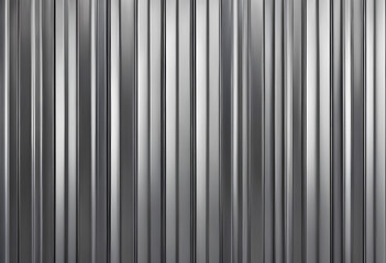 Obraz premium Corrugated brushed stainless steel sheet metal sheet wall texture background.