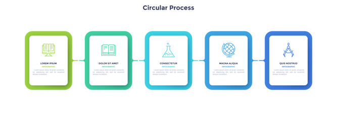 Modern Infographic Vector Template