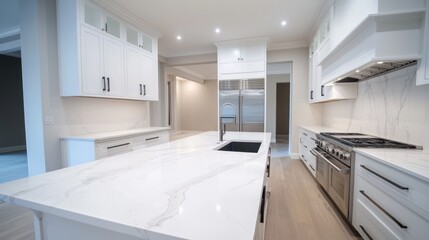 Modern White Kitchen Interior Design