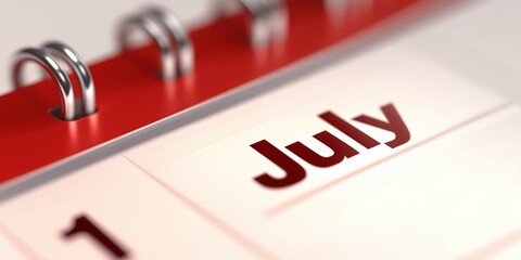 July 1st on the calendar