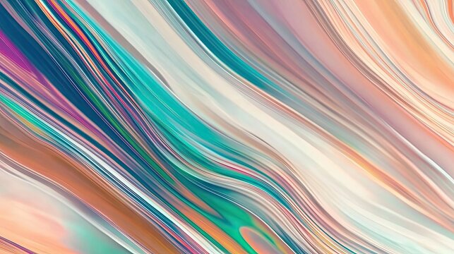 Embracing New Beginnings Through Soft Pastel Swirls and Harmonious Colors