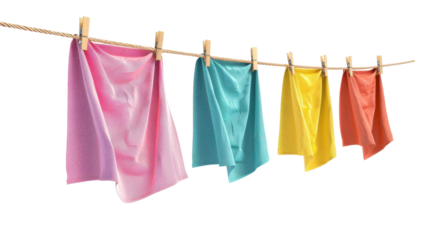 
Clothesline on transparent background 