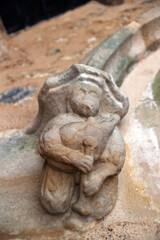 ArchitecLural detail - Levi-Saint-Nom catholic church - Yvelines - Ile-de-France - France