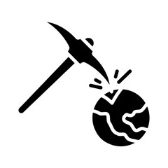 Geologist Icon Design