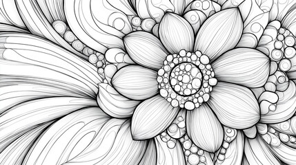 Coloring Flowers for Adults: Relaxing and Beautiful Floral Designs