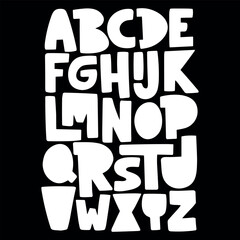 art pack with letters alphabet design