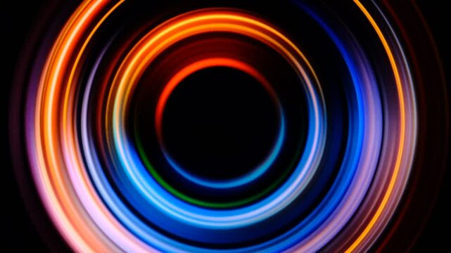 Animated Hypnosis pattern, Surreality abstract motion graphics, vertigo hallucinations induced by stroboscopic flicker