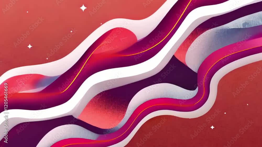 Poster gradient grainy background with geometric patterns, light technology background, copy space. 3d imag