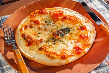 アウトドアでイタリアン　Cooking Italian food outdoors 