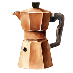 Brown Rustic Kitchen Clipart Vector Illustration