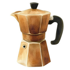 Brown Rustic Kitchen Clipart Vector Illustration