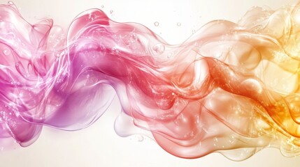 Abstract Colorful Liquid Swirls: A Glistening Wave of Hues