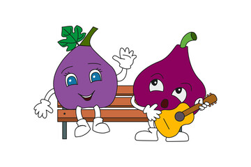 Figs on the bench
