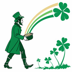 Happy St. Patrick Day Vector Illustration