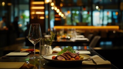 Perfectly cooked roasted duck with succulent slices, paired with light and refreshing vegetables for contrast