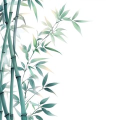 Fototapeta premium Bamboo Twig Plant stem