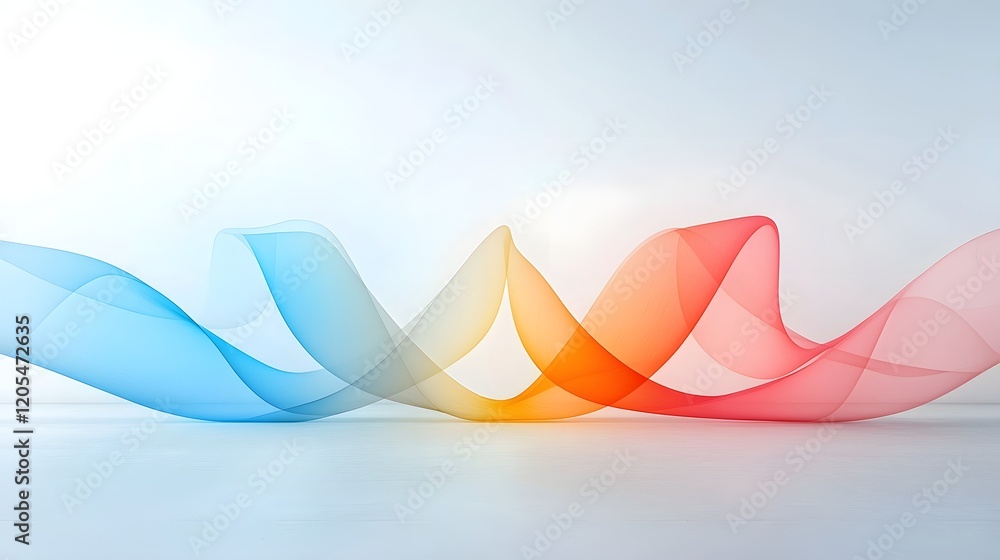 Poster a glowing vibrant river of colors flowing through an abstract dreamlike landscape symbolizing the cr