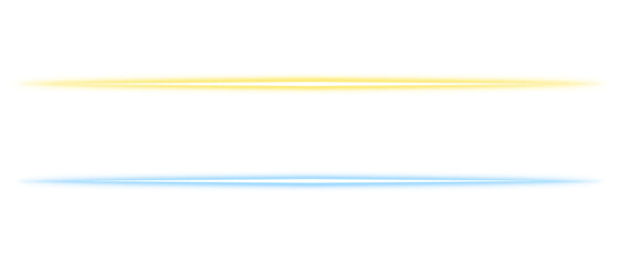 Glow gold line, Glowing golden neon line isolated on transparent background. flash, light ray effect, Sparkling luxury gold luminous line. gold neon line border frame decoration. design elements, PNG 