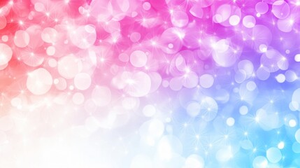Obraz premium Dreamy Pink Blue Bokeh Lights Abstract Background