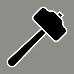 Sledgehammer Icon Design