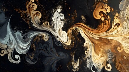 Fluid Abstract Patterns in Motion