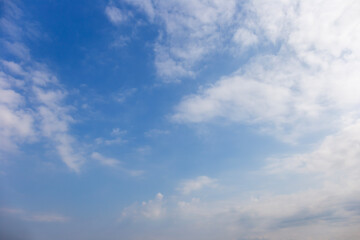 blue sky with clouds