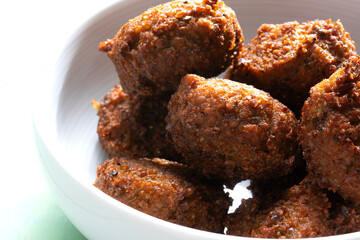 bowl of falafel