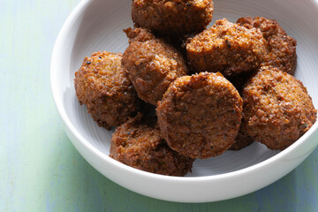 bowl of falafel