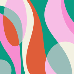 Abstract background with hand drawn doodle lines art.