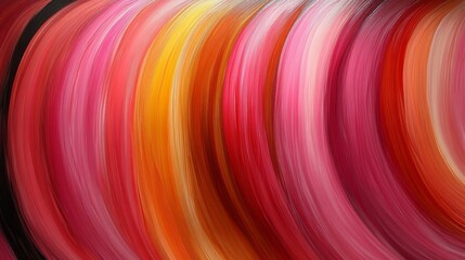 Fototapeta premium Abstract Painting: Warm Hues and Dynamic Brushstrokes