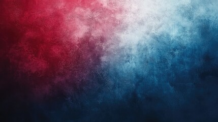 Fototapeta premium Abstract Red - Blue Background with Dark Grainy Texture, Smoke, Sky Blue, Maroon for the Battle of Fighters' Announcement