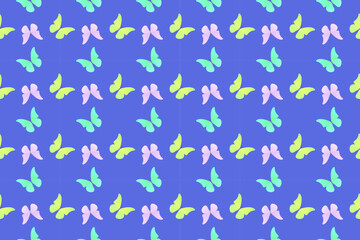 butterfly, gradient, pattern, seamless, icon, collection, insect, wing, moth, flight, on a white background, textile, fabric, background, wallpaper, cover, packaging, wrapping paper, delicate, pollen,