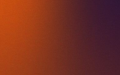 Abstract purple orange black grainy gradient background  vibrant noise texture, colorful retro banner design.
