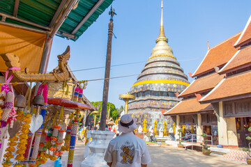 January 11, 2025, Wat Phra That Lampang Luang, Thailand.
