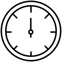 Barometer Line Icon Style