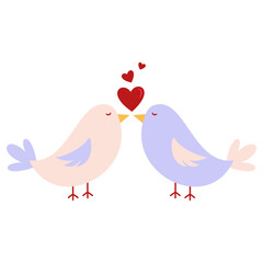 Romantic Illustrations - Love and Affection Symbols. Valentine's Day
