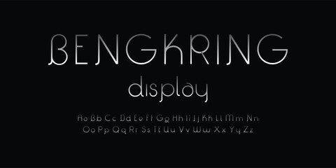 Classic typography serif font. Uppercase, lowercase, ligatures, ampersand, alternate, and number. Vector illustration word. Lettering Minimal Fashion Designs Romance Elegant.
