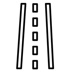 Road Line Icon Style