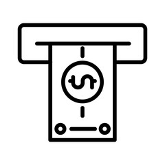 Withdraw Line Icon Style