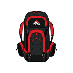 Fototapeta premium Camping Bag Vector