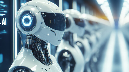 AI training and the concept of artificial intelligence, along with its applications in robotics, process automation, business, modern technologies, the Internet, and networking.